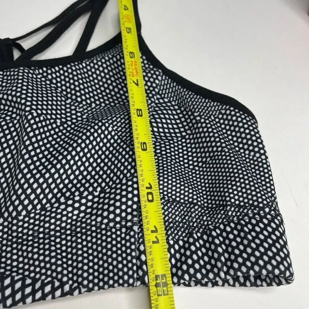 C9 by Champion Strappy Racer-Back Sports Bra (Black and White)